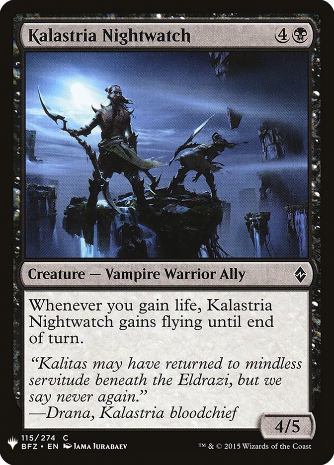 Kalastria Nightwatch [Mystery Booster] | Yard's Games Ltd