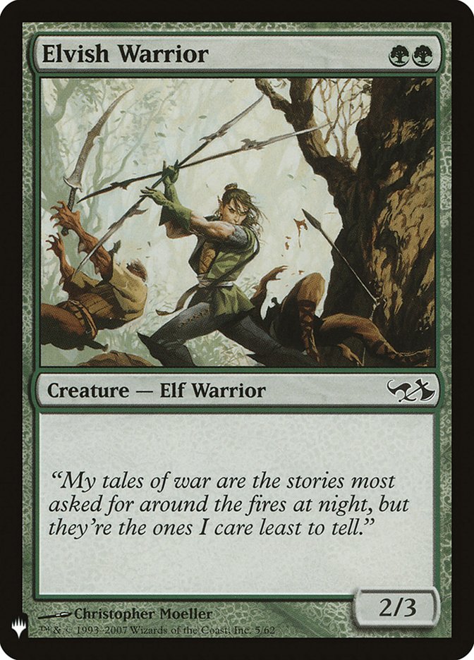 Elvish Warrior [Mystery Booster] | Yard's Games Ltd