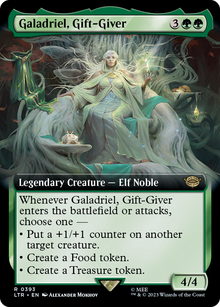 Galadriel, Gift-Giver (Extended Art) [The Lord of the Rings: Tales of Middle-Earth] | Yard's Games Ltd