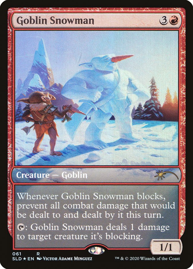 Goblin Snowman [Secret Lair Drop Series] | Yard's Games Ltd