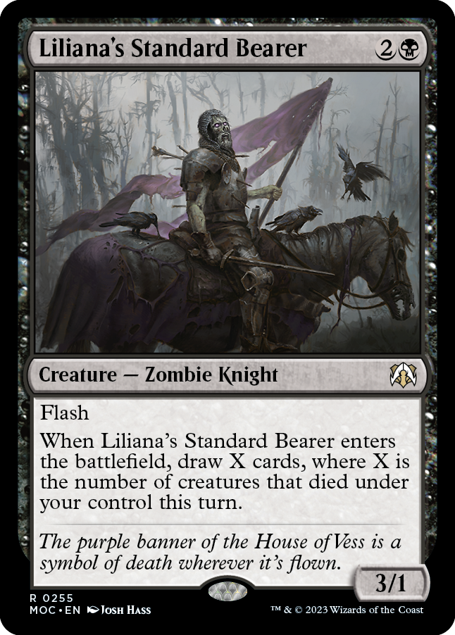 Liliana's Standard Bearer [March of the Machine Commander] | Yard's Games Ltd