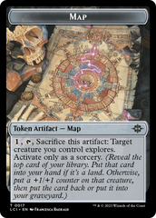 Map // Golem Double-Sided Token [The Lost Caverns of Ixalan Tokens] | Yard's Games Ltd