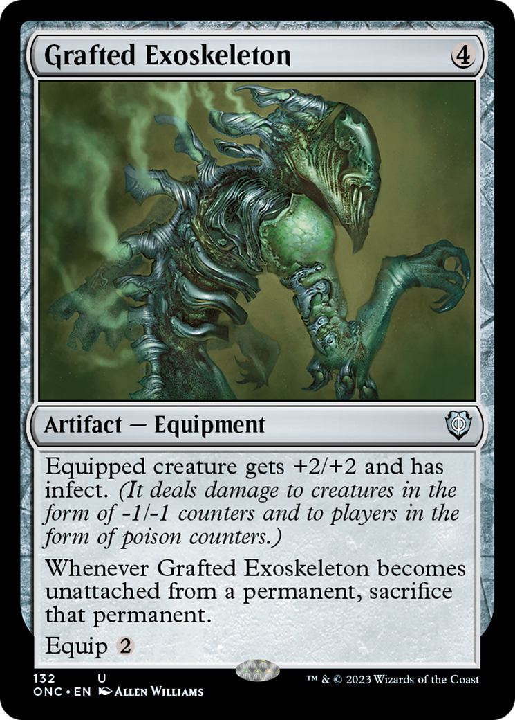 Grafted Exoskeleton [Phyrexia: All Will Be One Commander] | Yard's Games Ltd