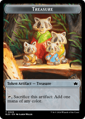 Squirrel // Treasure Double-Sided Token [Bloomburrow Tokens] | Yard's Games Ltd