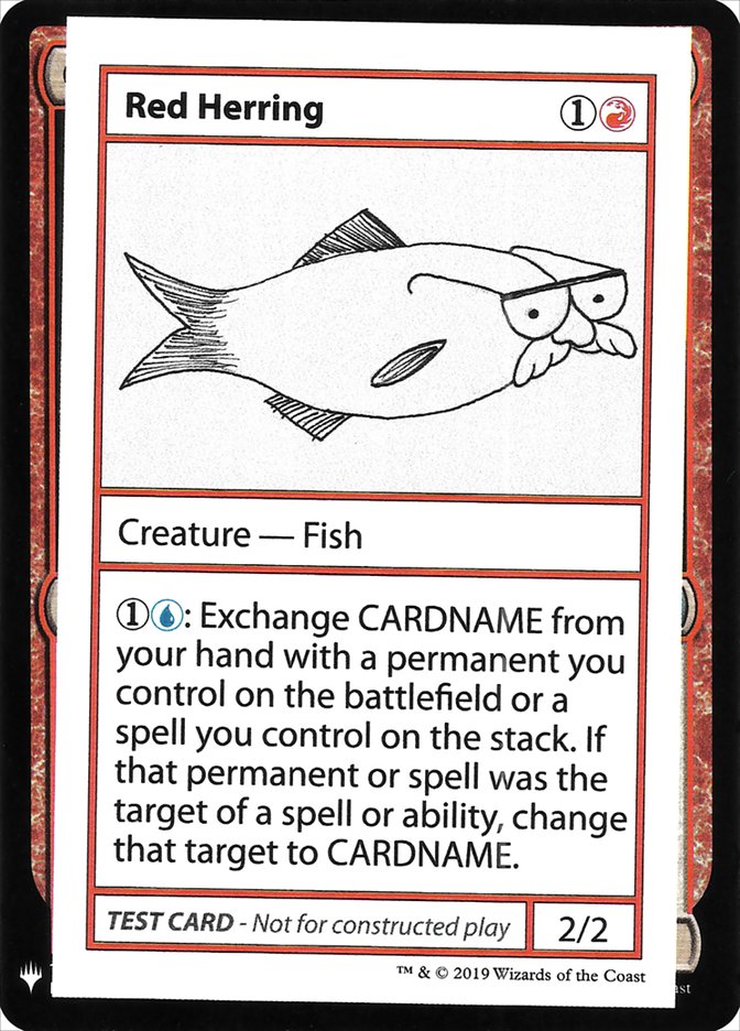 Red Herring [Mystery Booster Playtest Cards] | Yard's Games Ltd