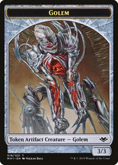 Zombie // Golem Double-Sided Token [Modern Horizons Tokens] | Yard's Games Ltd