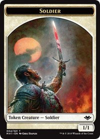 Soldier (004) // Construct (017) Double-Sided Token [Modern Horizons Tokens] | Yard's Games Ltd