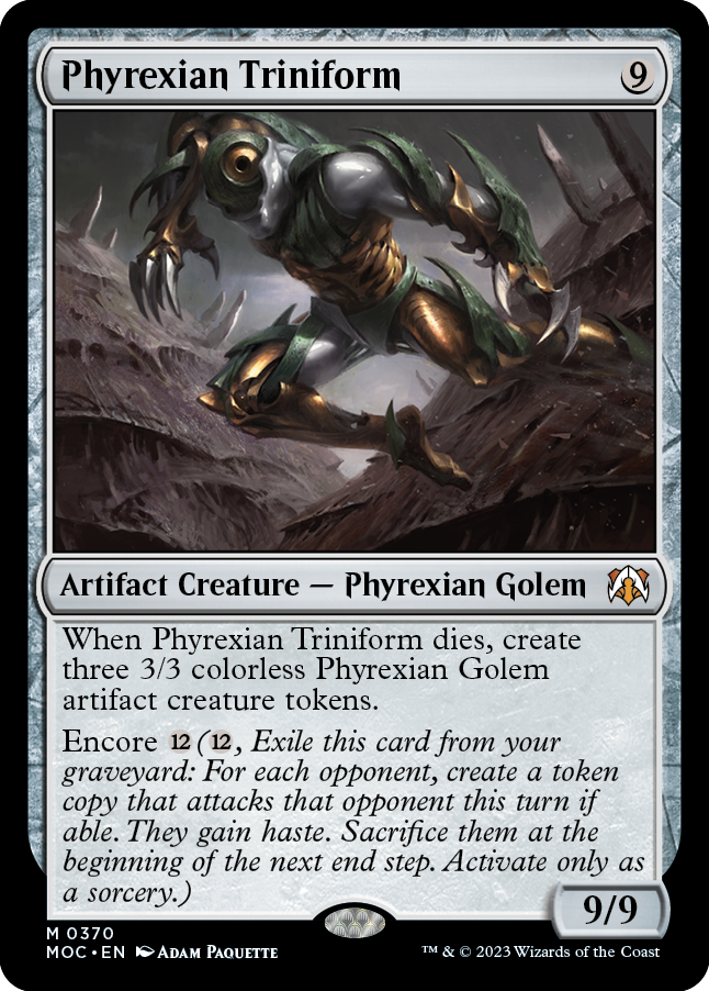 Phyrexian Triniform [March of the Machine Commander] | Yard's Games Ltd