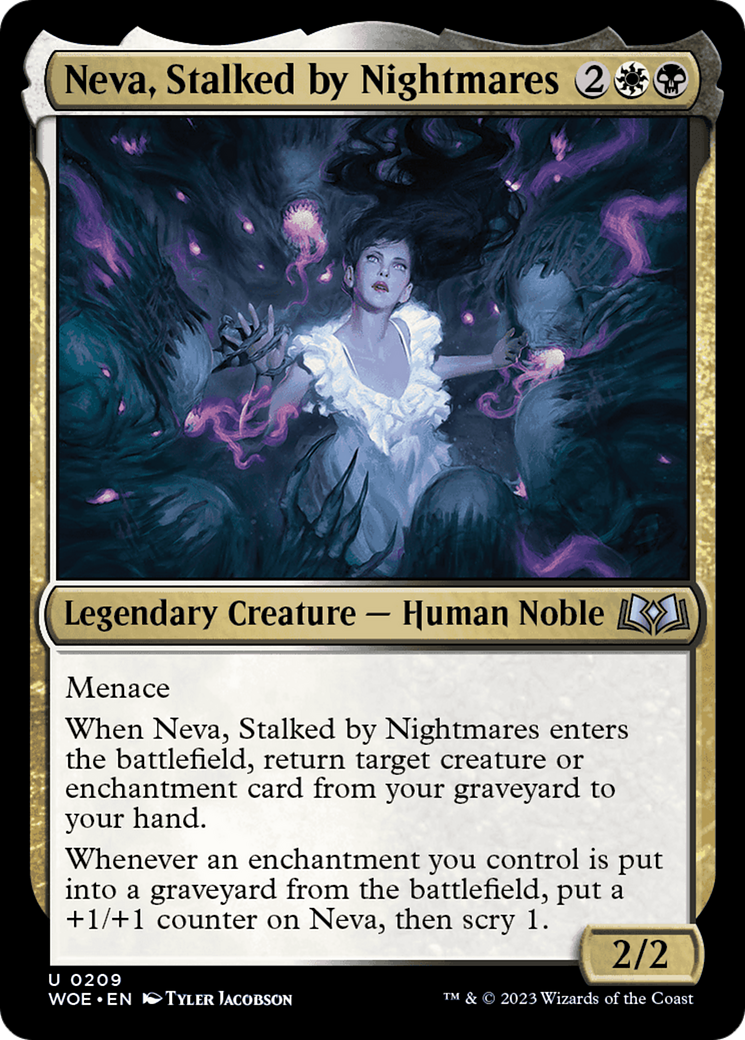 Neva, Stalked by Nightmares [Wilds of Eldraine] | Yard's Games Ltd