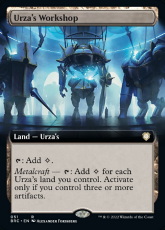 Urza's Workshop (Extended Art) [The Brothers' War Commander] | Yard's Games Ltd