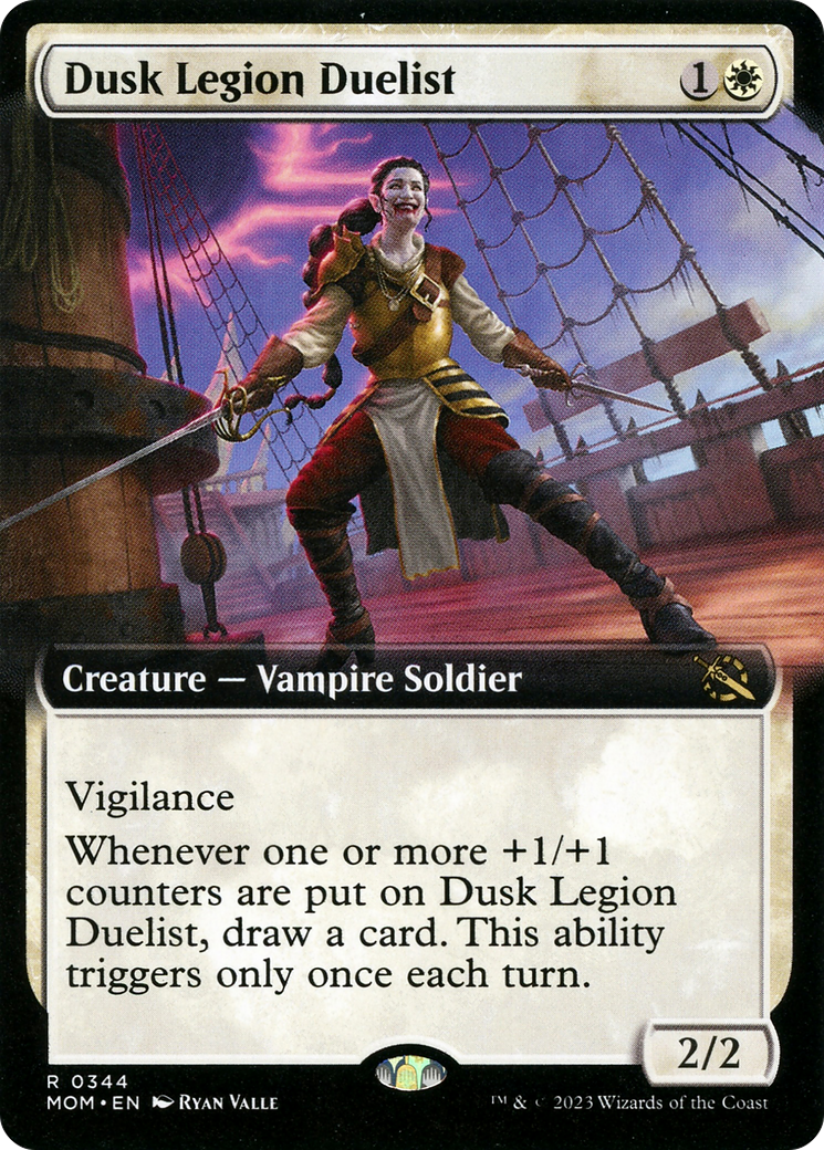 Dusk Legion Duelist (Extended Art) [March of the Machine] | Yard's Games Ltd