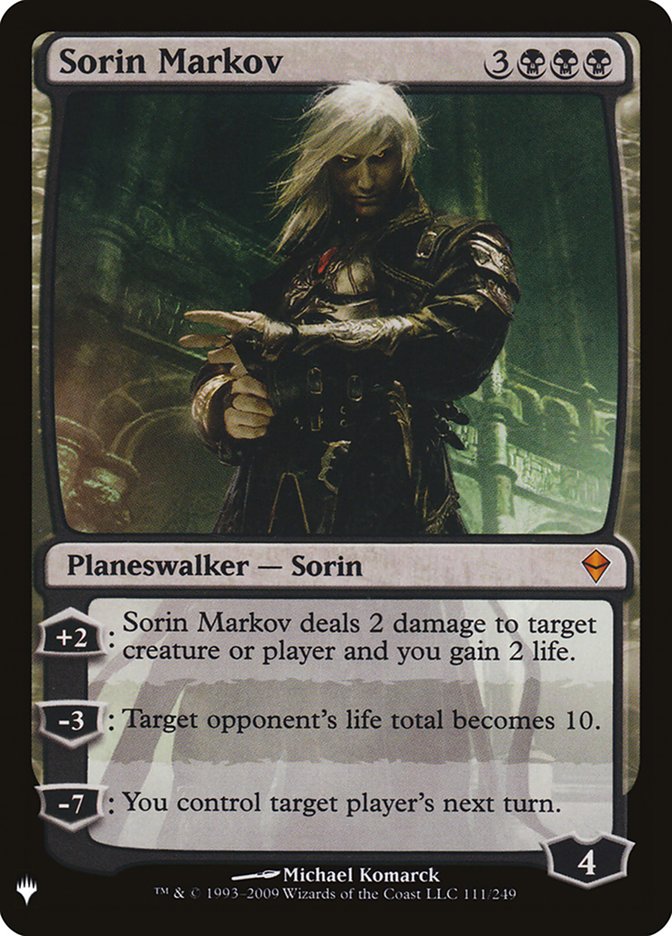 Sorin Markov [Mystery Booster] | Yard's Games Ltd