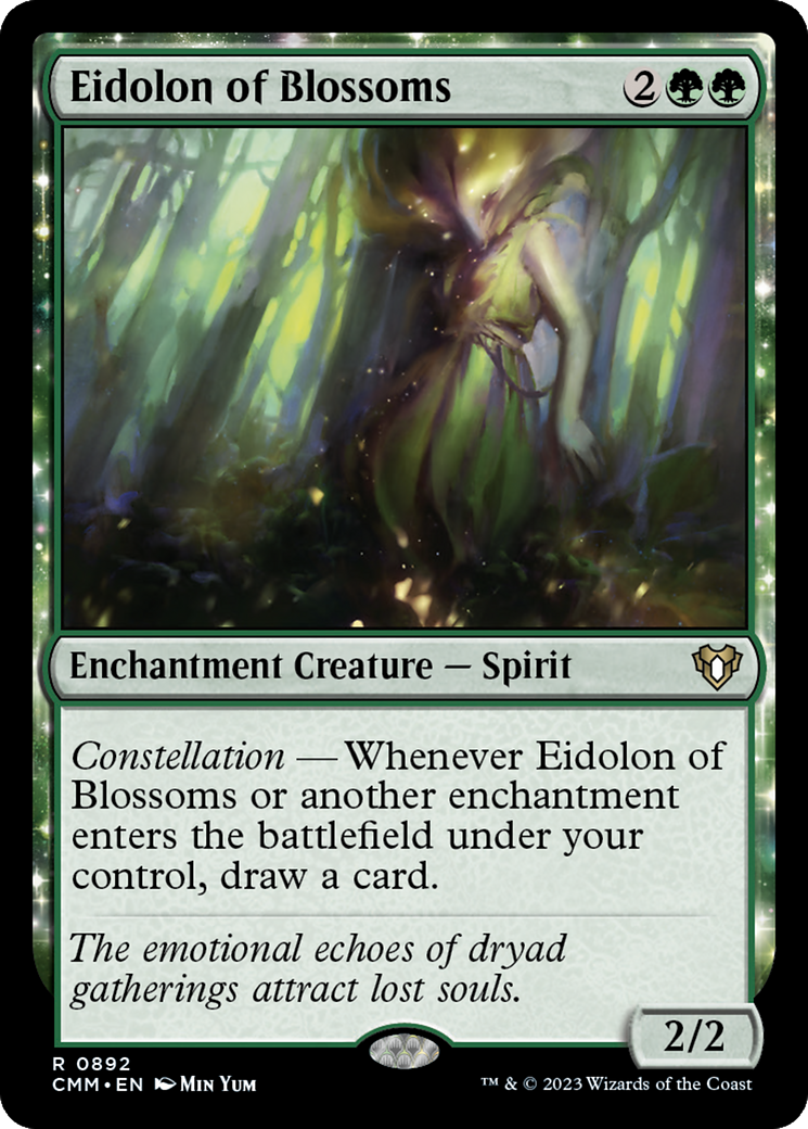 Eidolon of Blossoms [Commander Masters] | Yard's Games Ltd