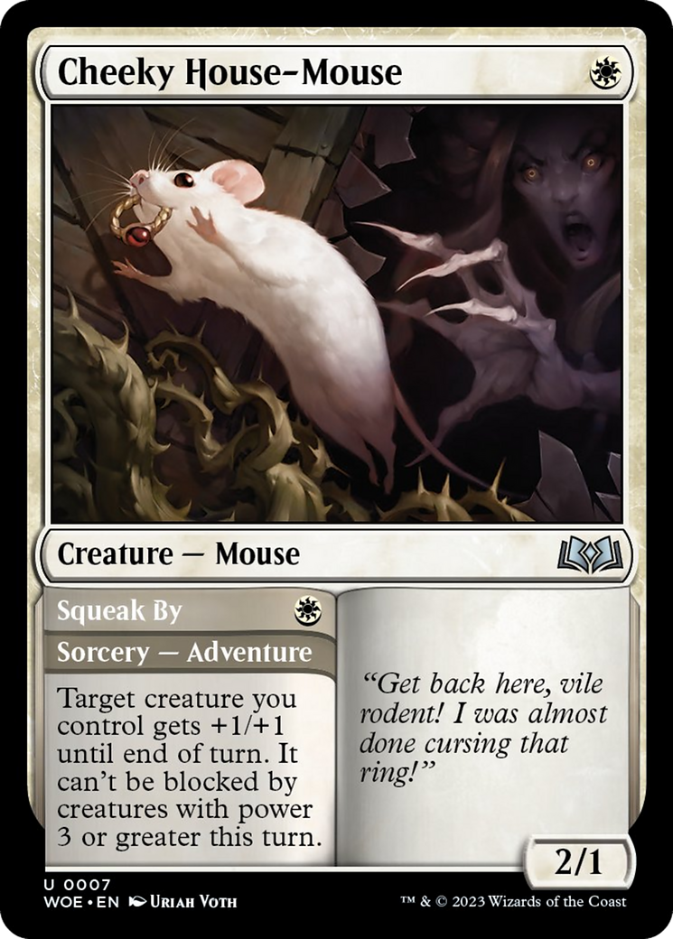 Cheeky House-Mouse [Wilds of Eldraine] | Yard's Games Ltd