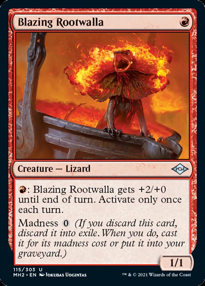 Blazing Rootwalla [Modern Horizons 2] | Yard's Games Ltd