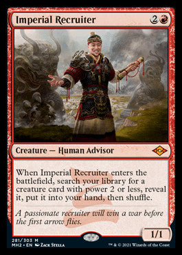 Imperial Recruiter (Foil Etched) [Modern Horizons 2] | Yard's Games Ltd