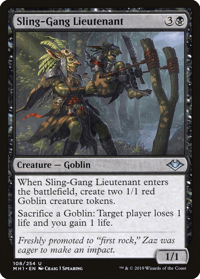 Sling-Gang Lieutenant [Modern Horizons] | Yard's Games Ltd