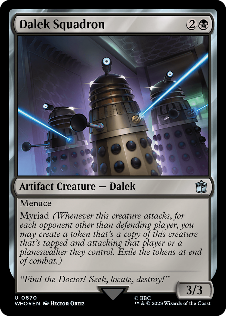 Dalek Squadron (Surge Foil) [Doctor Who] | Yard's Games Ltd