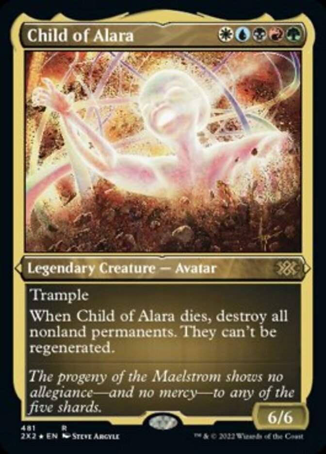 Child of Alara (Foil Etched) [Double Masters 2022] | Yard's Games Ltd