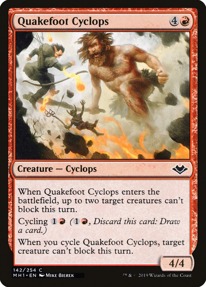 Quakefoot Cyclops [Modern Horizons] | Yard's Games Ltd