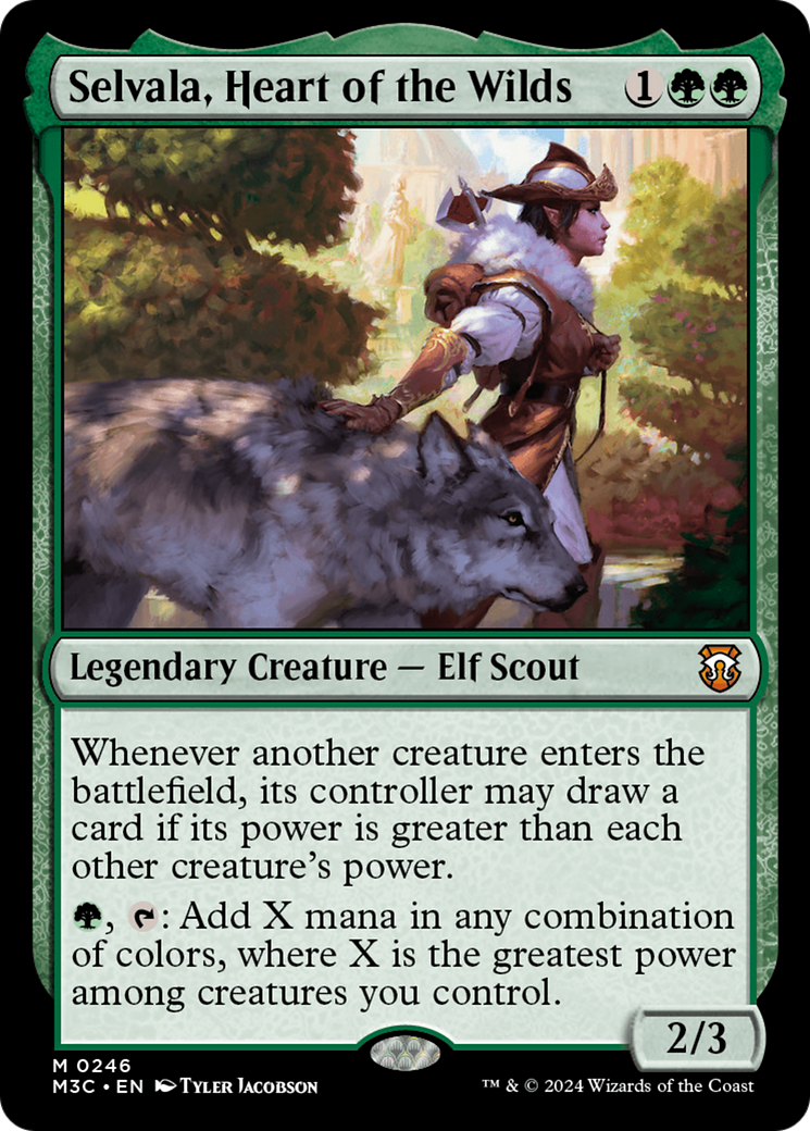 Selvala, Heart of the Wilds (Ripple Foil) [Modern Horizons 3 Commander] | Yard's Games Ltd