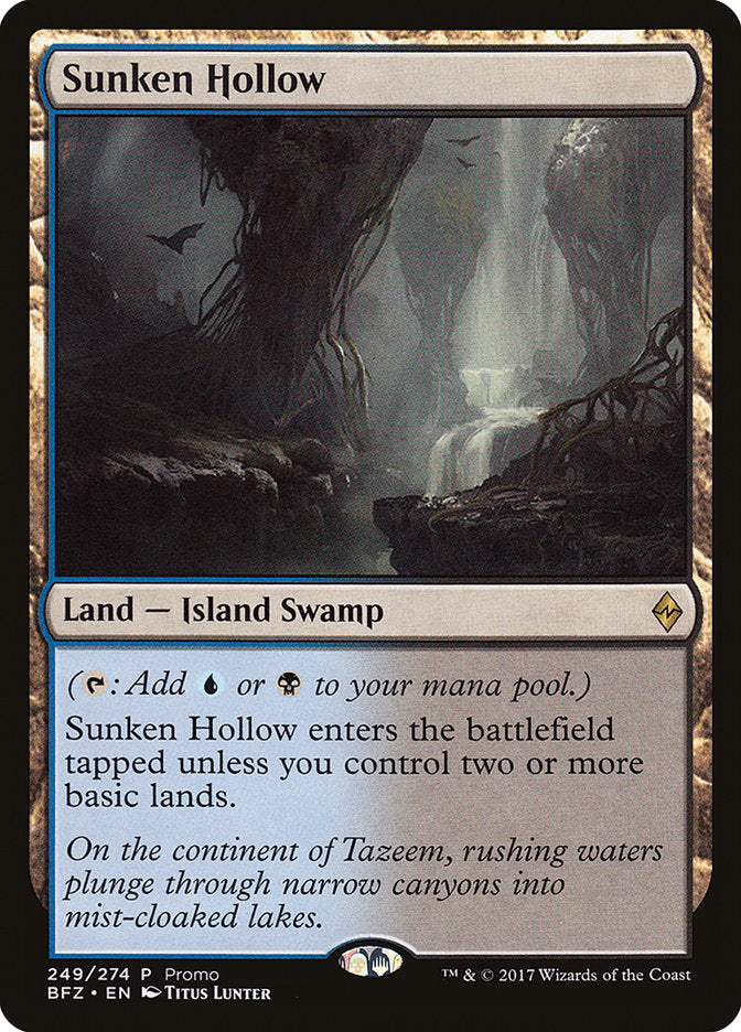 Sunken Hollow (Promo) [Standard Showdown Promos] | Yard's Games Ltd