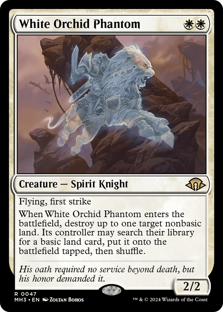 White Orchid Phantom [Modern Horizons 3] | Yard's Games Ltd