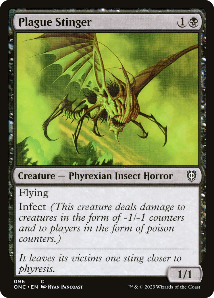 Plague Stinger [Phyrexia: All Will Be One Commander] | Yard's Games Ltd