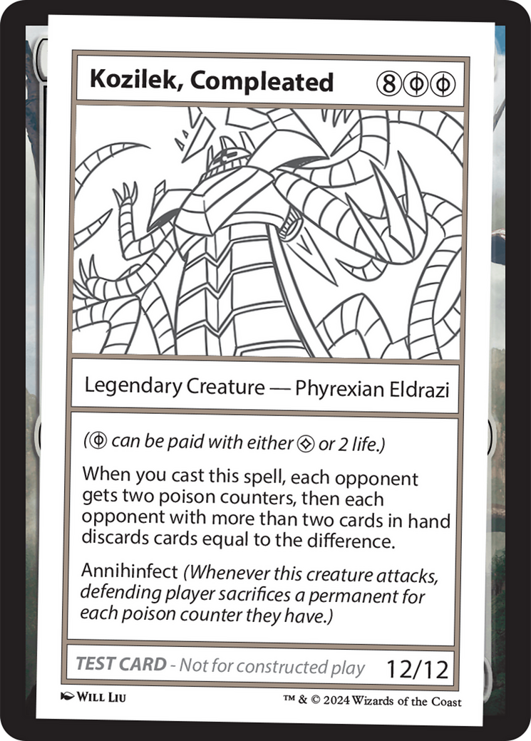 Kozilek, Completed [Mystery Booster 2 Playtest Cards] | Yard's Games Ltd