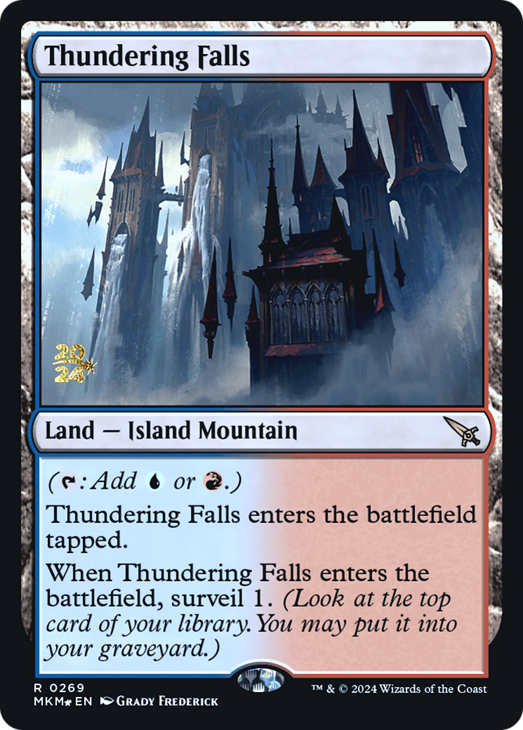 Thundering Falls [Murders at Karlov Manor Prerelease Promos] | Yard's Games Ltd