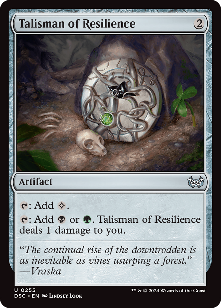 Talisman of Resilience [Duskmourn: House of Horror Commander] | Yard's Games Ltd