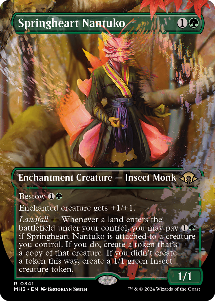 Springheart Nantuko (Borderless) [Modern Horizons 3] | Yard's Games Ltd