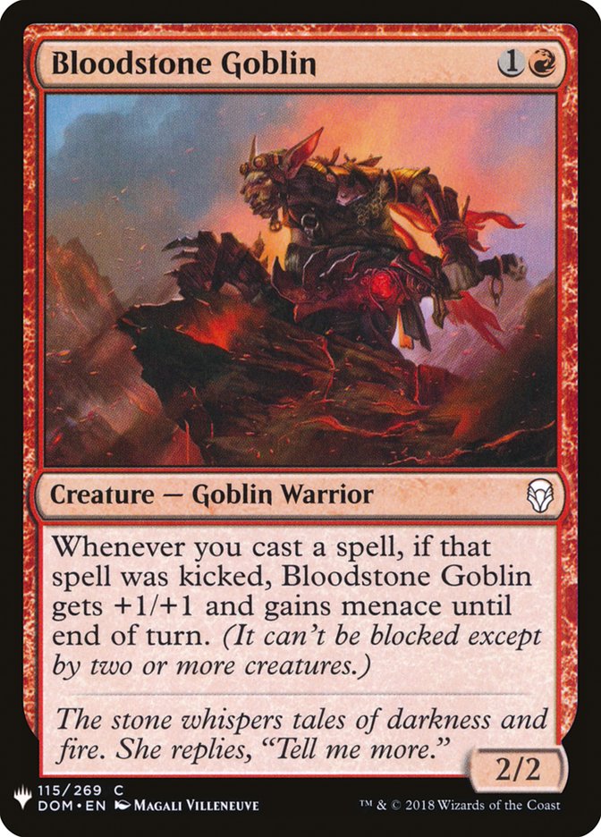 Bloodstone Goblin [Mystery Booster] | Yard's Games Ltd