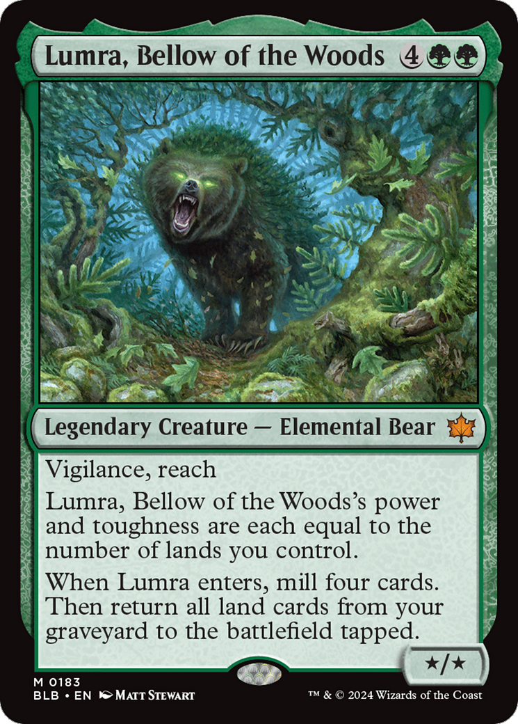 Lumra, Bellow of the Woods [Bloomburrow] | Yard's Games Ltd