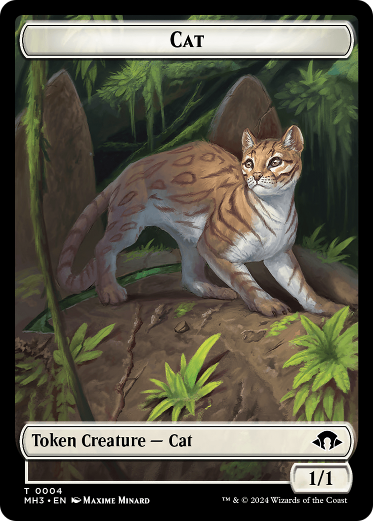 Servo // Cat Double-Sided Token [Modern Horizons 3 Tokens] | Yard's Games Ltd