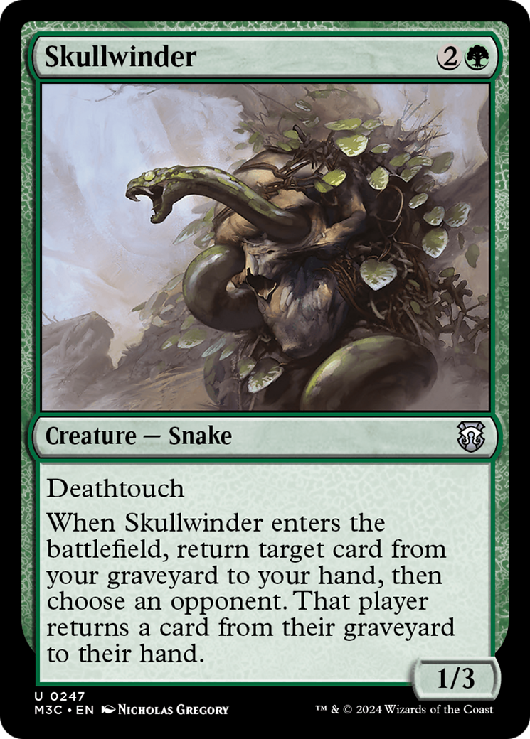 Skullwinder (Ripple Foil) [Modern Horizons 3 Commander] | Yard's Games Ltd