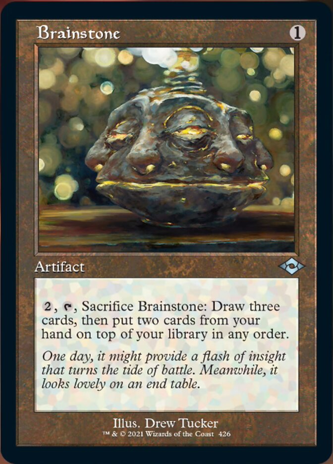 Brainstone (Retro Foil Etched) [Modern Horizons 2] | Yard's Games Ltd