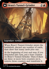 Brass's Tunnel-Grinder // Tecutlan, The Searing Rift (Extended Art) [The Lost Caverns of Ixalan] | Yard's Games Ltd