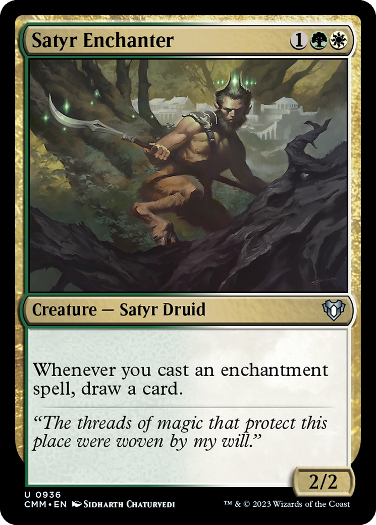 Satyr Enchanter [Commander Masters] | Yard's Games Ltd