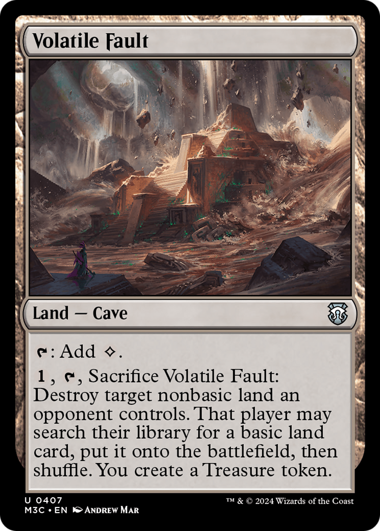 Volatile Fault (Ripple Foil) [Modern Horizons 3 Commander] | Yard's Games Ltd