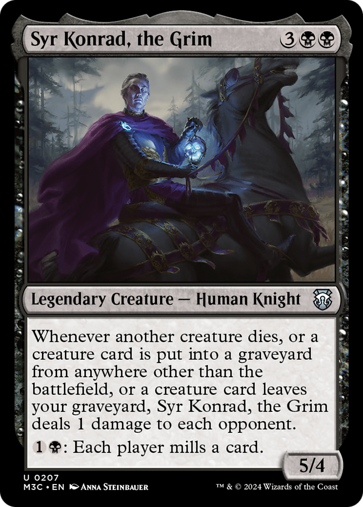 Syr Konrad, the Grim (Ripple Foil) [Modern Horizons 3 Commander] | Yard's Games Ltd