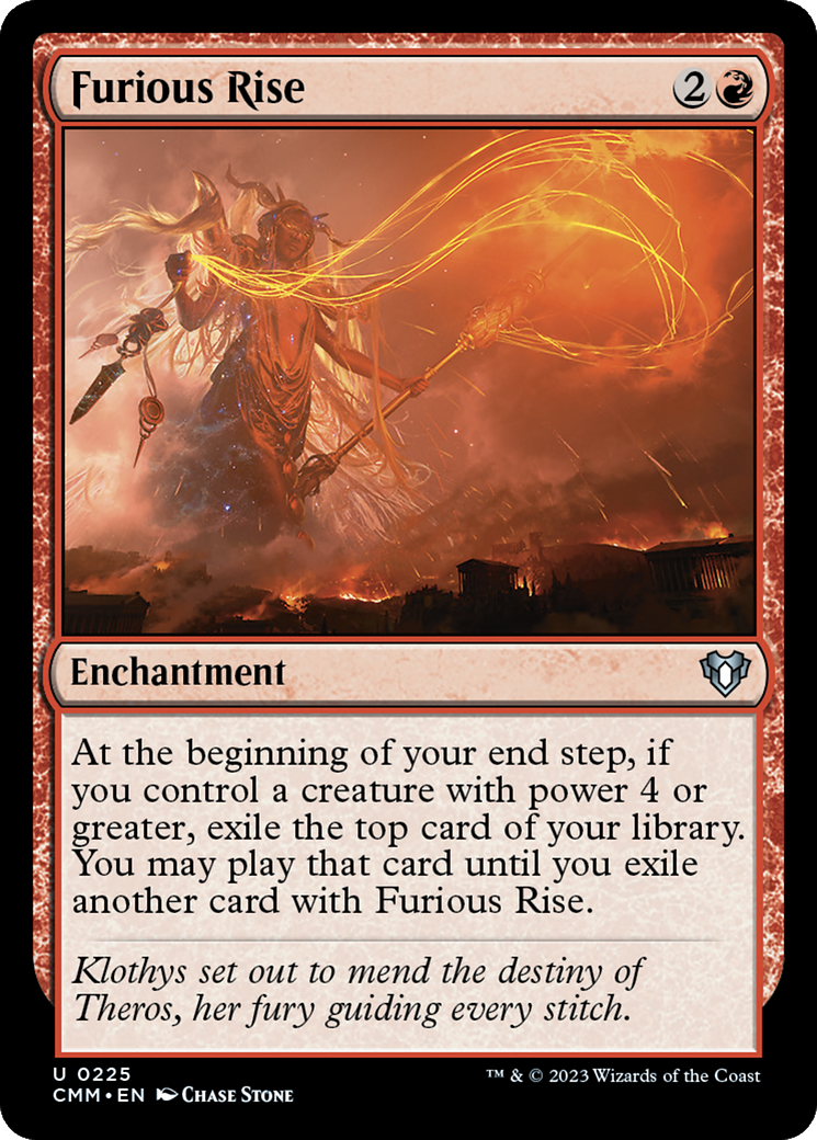 Furious Rise [Commander Masters] | Yard's Games Ltd