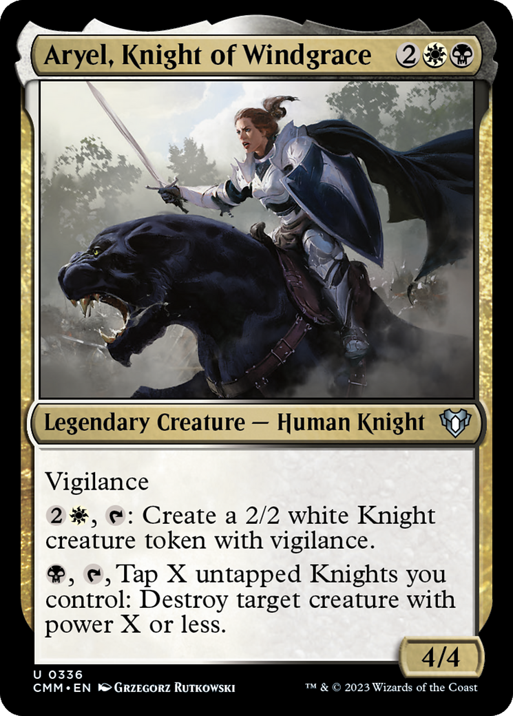 Aryel, Knight of Windgrace [Commander Masters] | Yard's Games Ltd