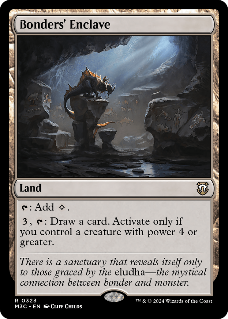 Bonders' Enclave (Ripple Foil) [Modern Horizons 3 Commander] | Yard's Games Ltd