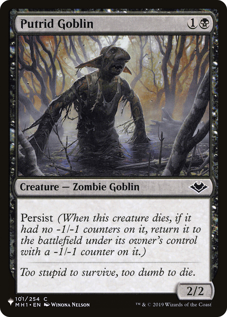 Putrid Goblin [The List Reprints] | Yard's Games Ltd