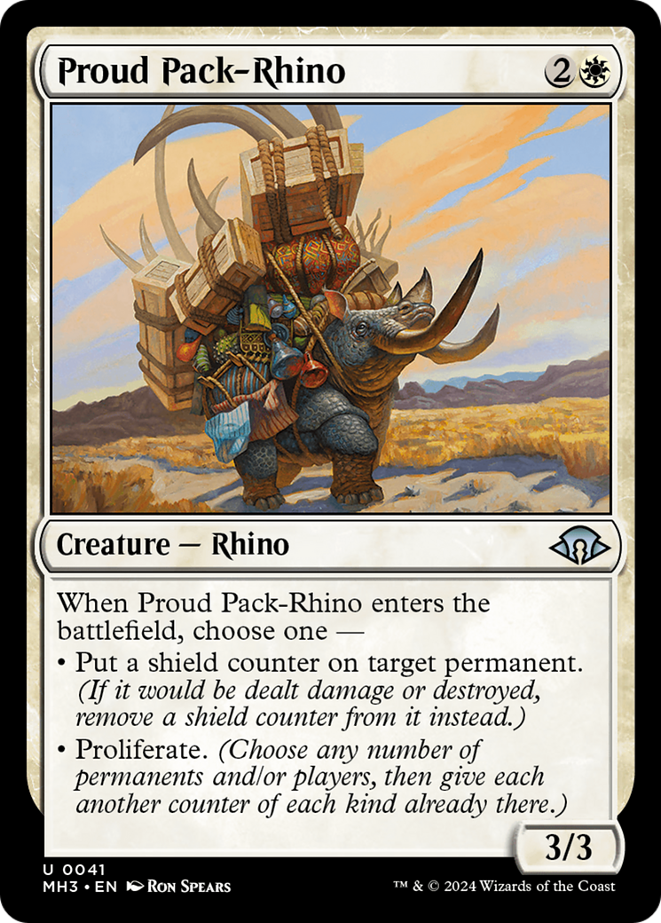 Proud Pack-Rhino [Modern Horizons 3] | Yard's Games Ltd