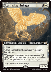 Soaring Lightbringer (Extended Art) [Duskmourn: House of Horror Commander] | Yard's Games Ltd