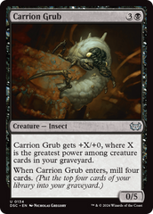 Carrion Grub [Duskmourn: House of Horror Commander] | Yard's Games Ltd