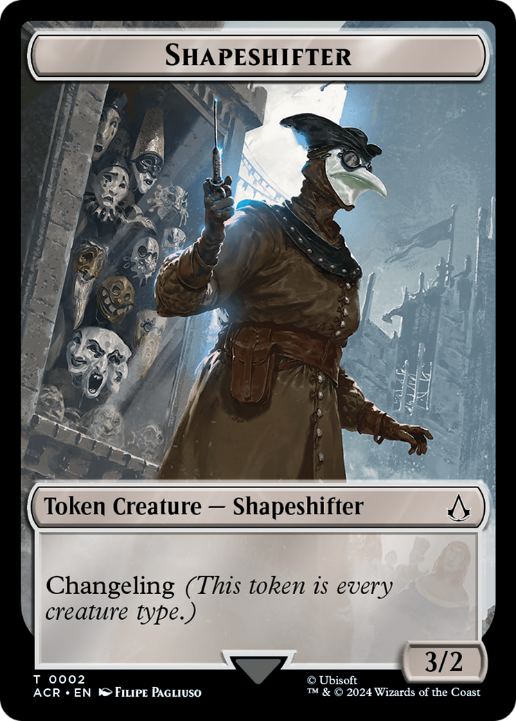 Shapeshifter Token [Assassin's Creed Tokens] | Yard's Games Ltd