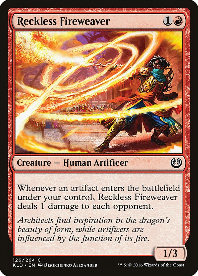 Reckless Fireweaver [Kaladesh] | Yard's Games Ltd